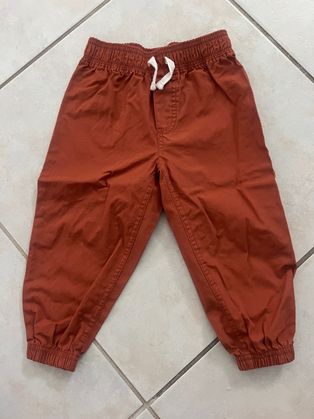 Carter's Child of Mine Rust Orange Elastic Waist Jogger Pants